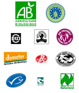 Logos et labels dans l'alimentation